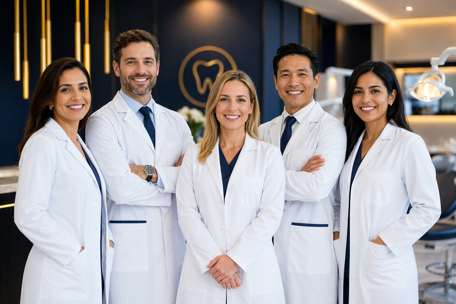 Equipo dental profesional